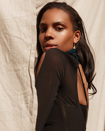 Sheer Turtleneck