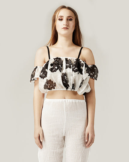 Silk Floral Top