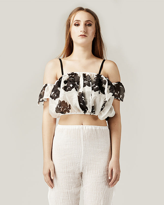 Silk Floral Top